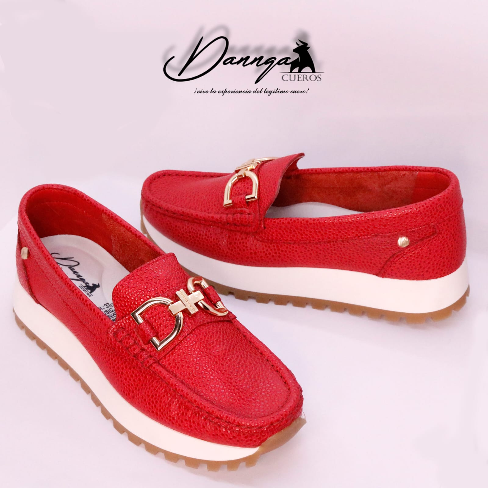 Mocasines Rojo  1002DMR